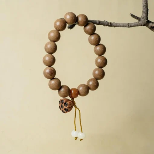 Women’s Lotus Pod Incense Bead Bracelet 10mm (Copy)