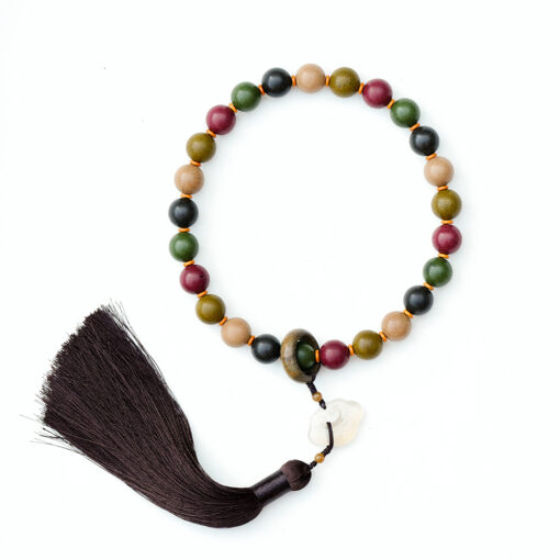 Five Blessings Handheld Incense Beads 24 Beads with Spacer 15mm