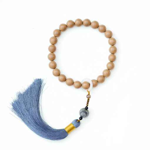 Five Elements Metal Handheld Incense Beads 24 Beads 15mm