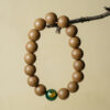Taoist-Inspired Five Elements Green Incense Beads 10mm