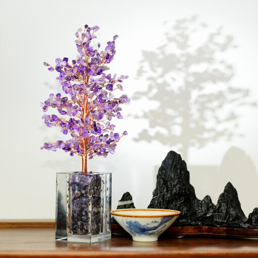 Amethyst Crystal Tree | Wisdom-Inspired Home & Office Decor