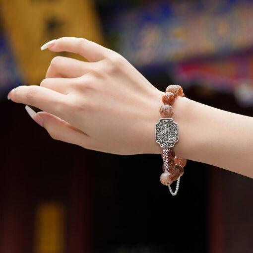 Black-Gold Super Seven Bracelet | Abundance-Inspired Crystal Style