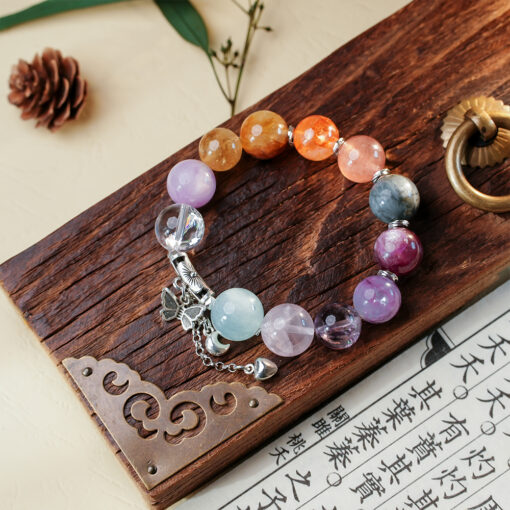 Aquamarine Multi-Gem Crystal Bracelet | Calm Clarity Crystal Style