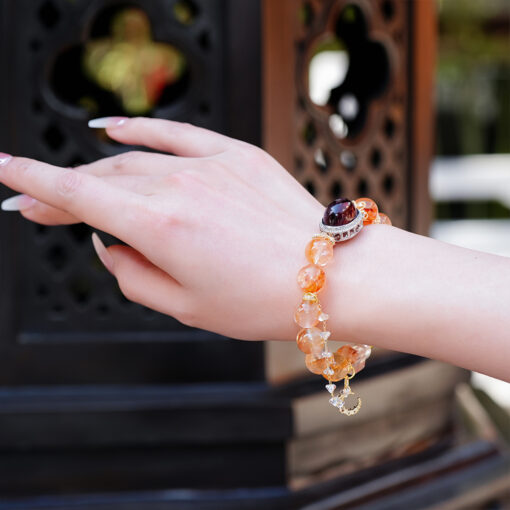 Red Garden Quartz Bracelet | Clear Thinking Crystal Style