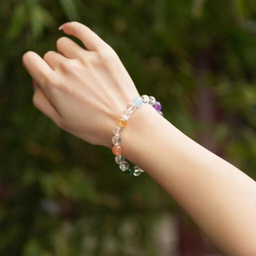 Clear Quartz Multi-Gem Bracelet | Amplified Intention Crystal Style