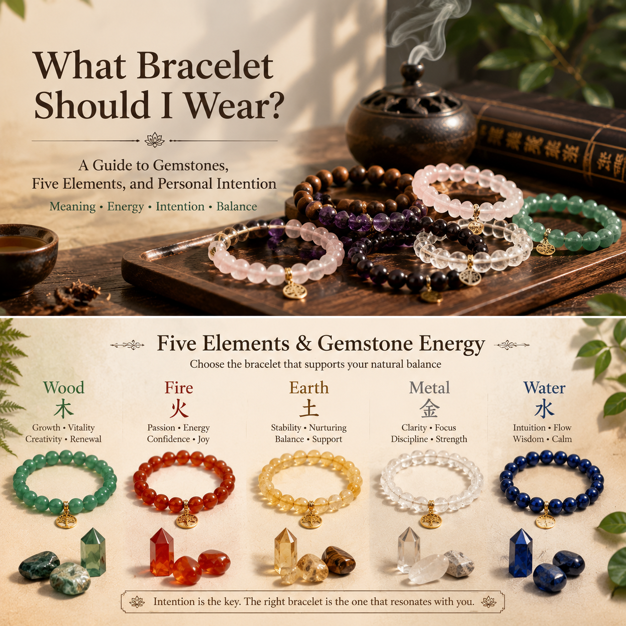 What Bracelet Should I Wear? Gemstones & Five Elements
