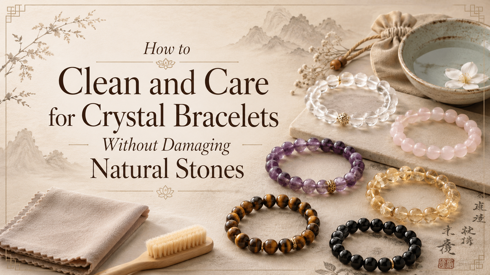 How to Clean Crystal Bracelets Safely | Care Guide