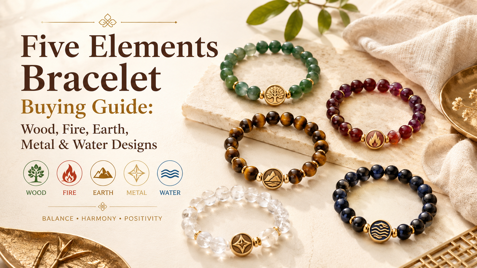 Five Elements bracelet bead size wrist fit and everyday styling buying guide