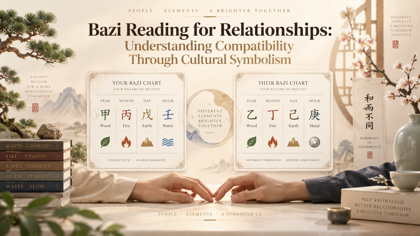 Bazi relationship reading guide for couples exploring compatibility Five Elements communication and cultural symbolism