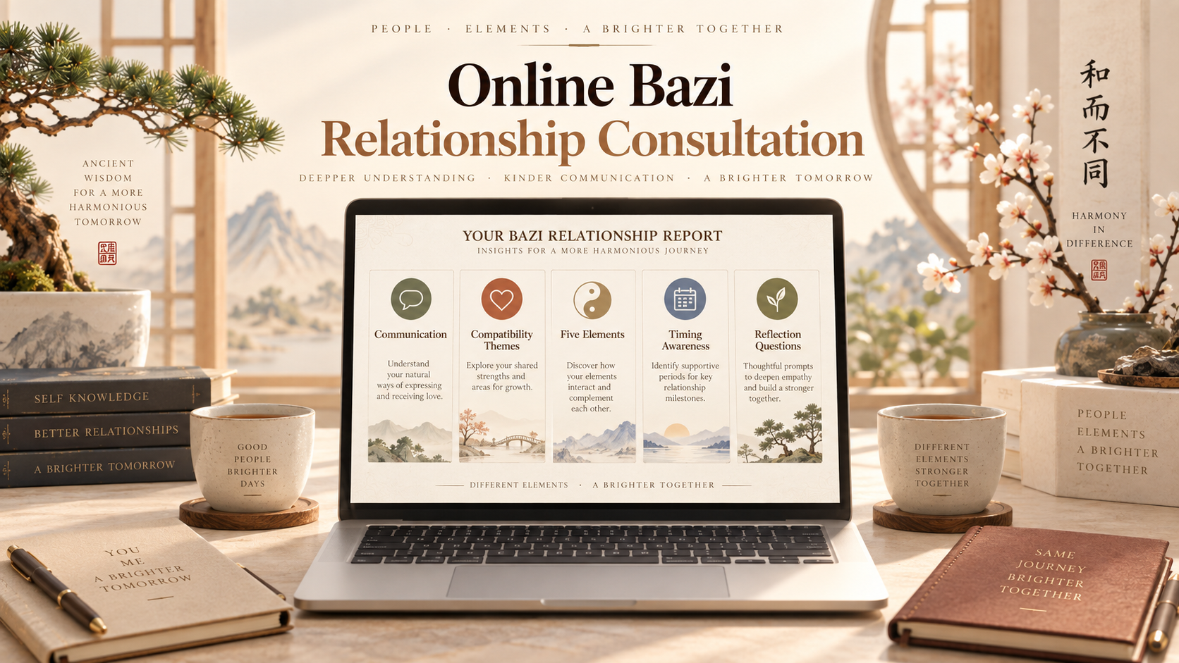 Online Bazi relationship consultation focused on communication compatibility timing and practical reflection